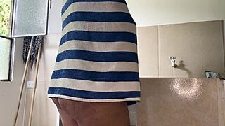 Intense indian stepmom lets me caress cock then fuck her hard