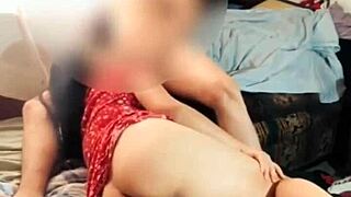 Oh Wow, Doña Mary in That Sexy Red Dress Gets a Creampie After Collecting the Tanda!