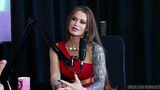 Compilation of Tati Weg in Bora Cast with Bruna Carlos on Sheer Red