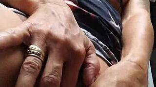 i love using pink vibrator while getting fucked in my pussy