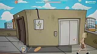 In this parody game fuckerman explores wild campus adventures with bbw milf