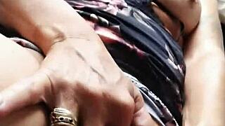 i love using pink vibrator while getting fucked in my pussy