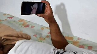 Blonde Brazilian MILF Tia Mya Catches Guy Masturbating to Porn and Gives Anal Assfucking in Doggystyle with Cum in Mouth