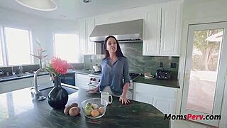 Watch Busty Milf Stepmom Brooke Beretta Ride in Kitchen Taboo Fuck!