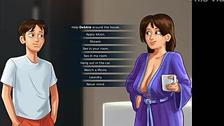 Stepmom And Son Summertime Saga With Blowjob In Car?