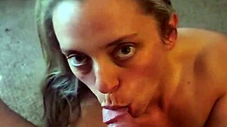 best blowjob from submissive wife cumslut swallowing cum and facial