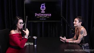best moments from caroleta roots on preliminares podcast with bia hot - part 1 watch on sheer red