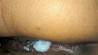 Latina Wife's Juicy Wet Pussy Lips Spread In Bent Over Doggystyle For Christmas Creampie