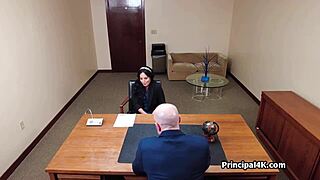 Principal Samples Mature Teacher's Juicy Pussy