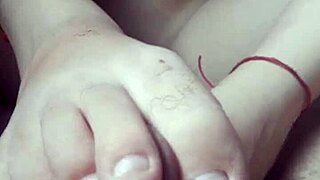 Give me that footjob while I masturbate your cock.