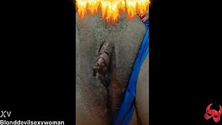 i adore this blonde latina delicious fingering clits in homemade milf masturbation with panties