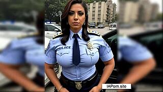 Police Officer With Big Tits Generated By Artificial Intelligence