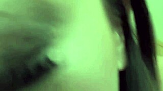 Horny Stepmom Gets Blowjob and Cumshot Leading to Pearl Necklace Sex