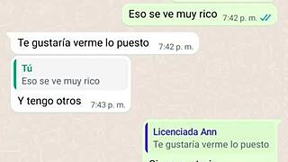 My stepmom sends flirty messages on WhatsApp sparking wild desires