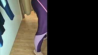 Choosing Something Hot for Gym Karina and Lucas