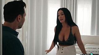 Petite 18+ milf roommate jennifer white gets tricky consolation and rough fucking