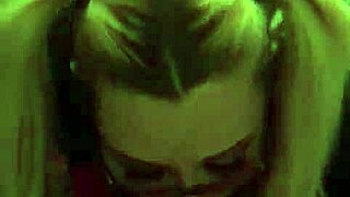 Amateur Blowjob From Nerdy Pigtail Teacher In POV