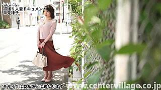 初撮り人妻ドキュメント 早見律子、アマチュアアジアンミルフ不倫妻、中出し騎乗位とバックスタイル