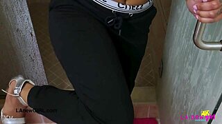 Bronze-Skin Model Takes a Steamy Shower in Casting Session