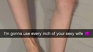 i cheat on snapchat as breed whore wife taking creampie from friend in doggystyle