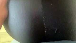 A real slut gets happy when husband leaves home for fucking his friend with curvy deepthroat and cum covered face.