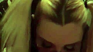 Amateur Blowjob From Nerdy Pigtail Teacher In POV