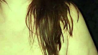 Why does this big white woman sit on my cock and moan so loud?