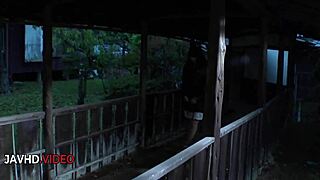 Ryoko Murakami stars as a naughty Japanese milf who gives an outdoor BLOWJOB leading to explosive CUMSHOT finale