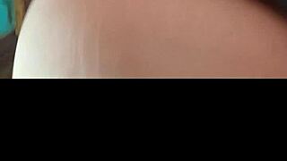 Curvy mature latina bends over in bedroom for doggystyle pounding and takes cum on her big ass.