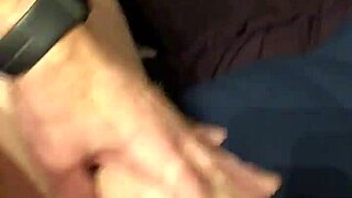 why is she hurting for squirt alert so sexy cumming on my uncut cock?