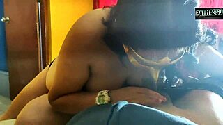 i'm a chubby latina milf wife giving deepthroat blowjob to another man not my husband in homemade pov fun