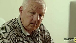 Red-Haired Gal Couldn't Resist Charms Of Handsome Old Man