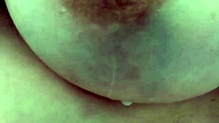 this italian milf is releasing warm milk from her full hard breast