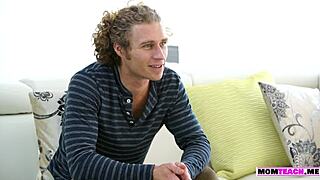 Milf Stepmom Lets Stepson Finger Pussy And Fuck His Girl In Hardcore Threesome