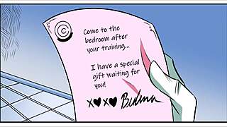 Wow, Vegeta's gift turns into a wild interracial threesome with blonde milf creampie action!