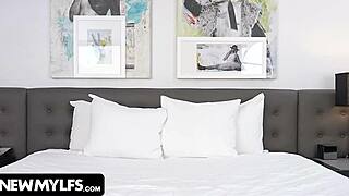 Attractive New Cougar Shows Talents In Pounding Hard For First Time On Camera