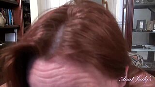 Hey, check out 48yr-old texas amateur redhead natasha giving auntjudys pov blowjob on your cock