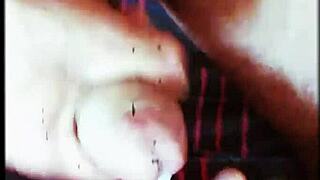 milf feels thrill swallowing hot load with cumshot