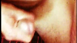 milf feels thrill swallowing hot load with cumshot