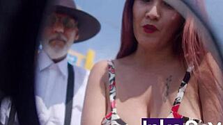 colombian milf with big tits gets fucked by mototaxista in peru parody