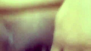 indian village girl spreads shaved wet pussy for solo masturbation close-up. she licks fingers and moans in country ranch setting for hardcore fun.