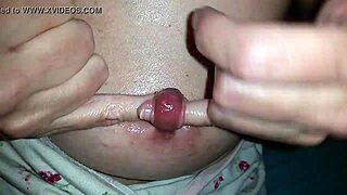 What Happens When Kinky Milf Nippleringlover Fingers Extreme Stretched Nipple Piercing With Two Fingers Through