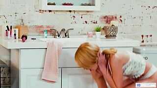 Angry lesbian stepmom finds out that her girl uses her own sextoy with big tits blonde Chloe Cherry and Ryan Keely in high definition