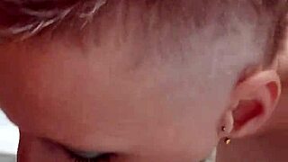 Milf Sandra prostitute whore gives blowjob in European setting