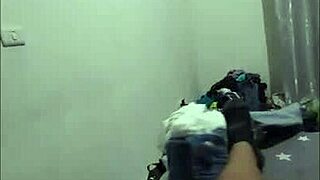 amateur bbw latina milf wife in lingerie gets licked by roommate in dorm as teacher mommy role