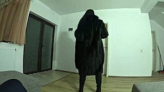 I love being this slutty mature maid deepthroating your cock and playing with cum on my fur coat in lingerie!