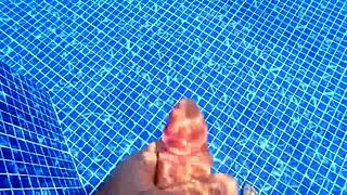 catching huge ass stranger at pool for rough cock pounding in wet pussy