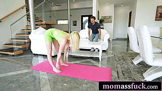 Whoa, hardcore anal training totally relaxes stressed-out stepmom with deep thrusts!