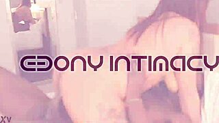 Ebony Intimacy With Bella Love And Bones Montana Quickie