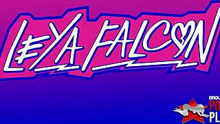 Horny Blonde Leya Falcon Commands with Cunt Power to Cum